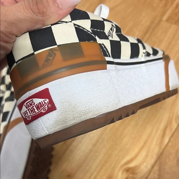 Vans Black and White Checkerboard Stacked Shoes M9.0/W10.5 - Picture 8 of 12